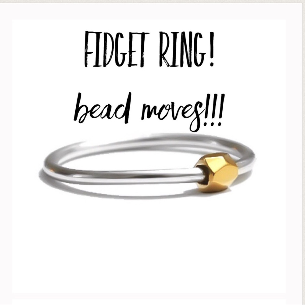 3 x 925 sterling silver fidget/anxiety ring